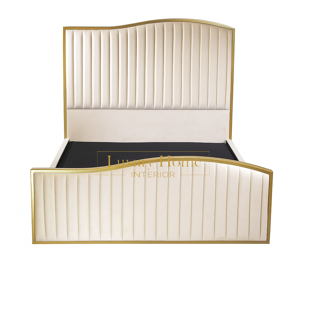 The Bespoke Stella Bed-Fully Customisable with Storage Options- Luxe Metal Range