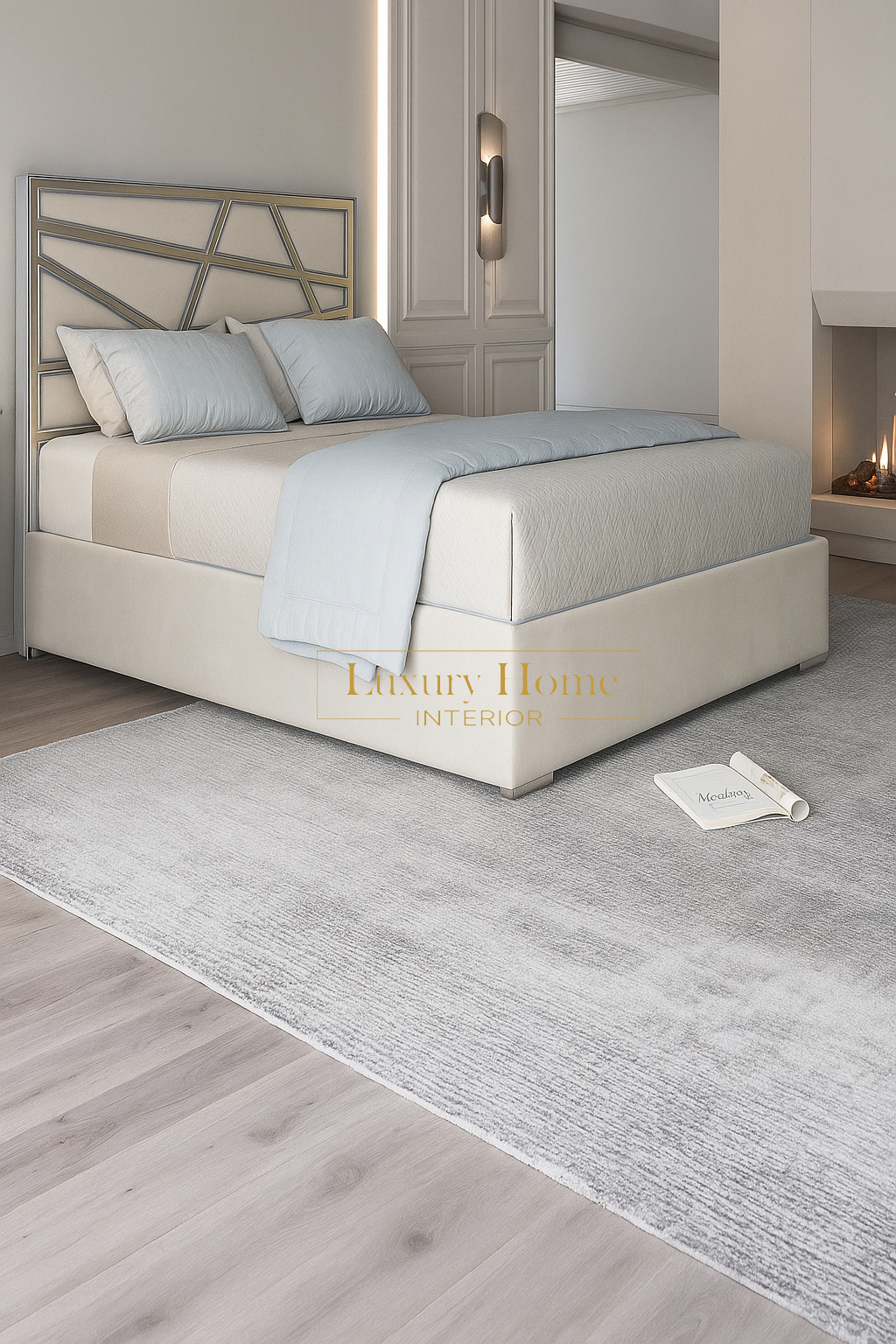 The Bespoke Ayla Upholstered Soft Velvet Metal Bed Frame Fully Customisable with Storage Options- Luxe Metal Range