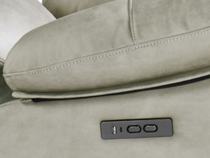 Modern 2-Seater Sofa – Light Grey