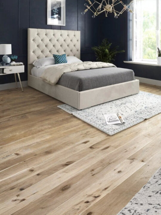 The Bespoke Niamh Upholstered Soft Velvet Bed Frame- Fully Customisable with Storage Options- Chesterfield Range