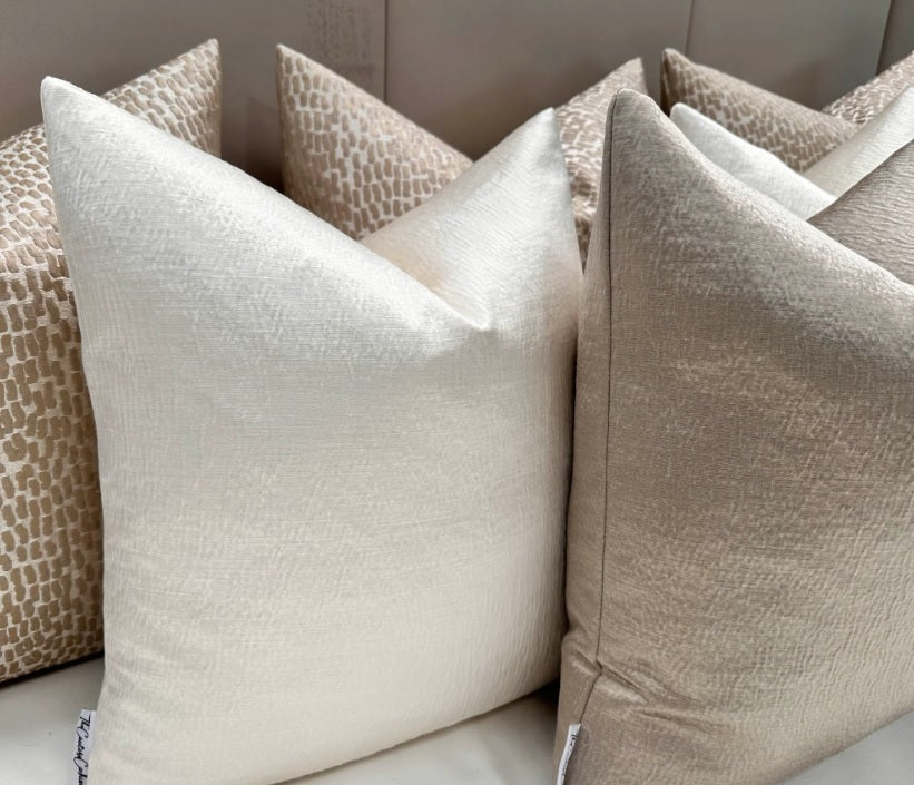 The Luxury Champagne Carioca Bed Cushion Set
