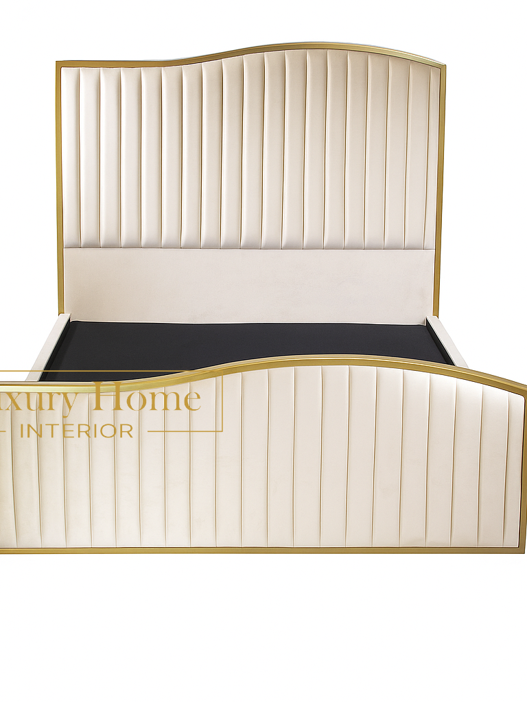 The Bespoke Stella Bed-Fully Customisable with Storage Options- Luxe Metal Range