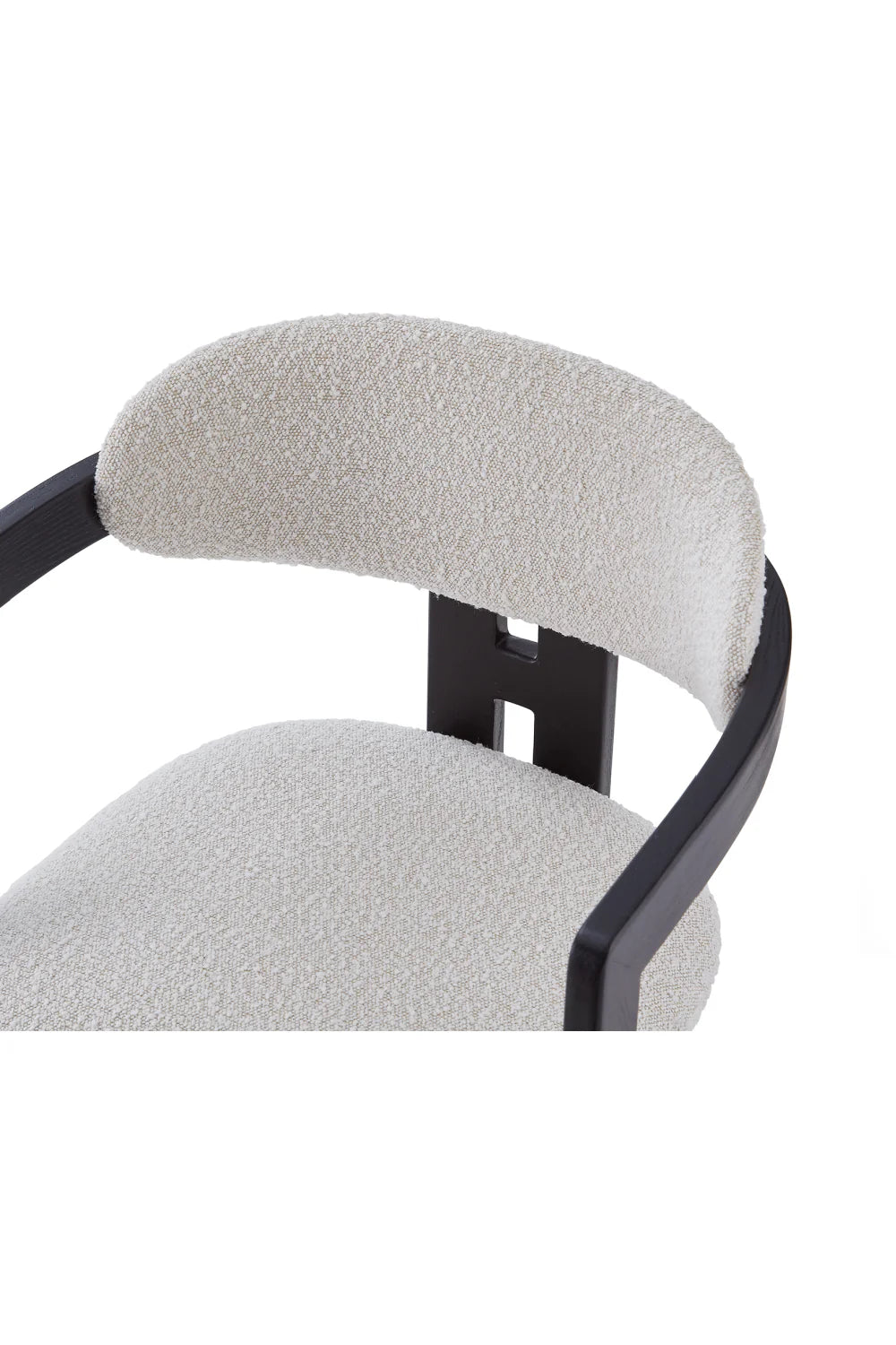 Kensington Ivory Monochrome Boucle Dining Chair