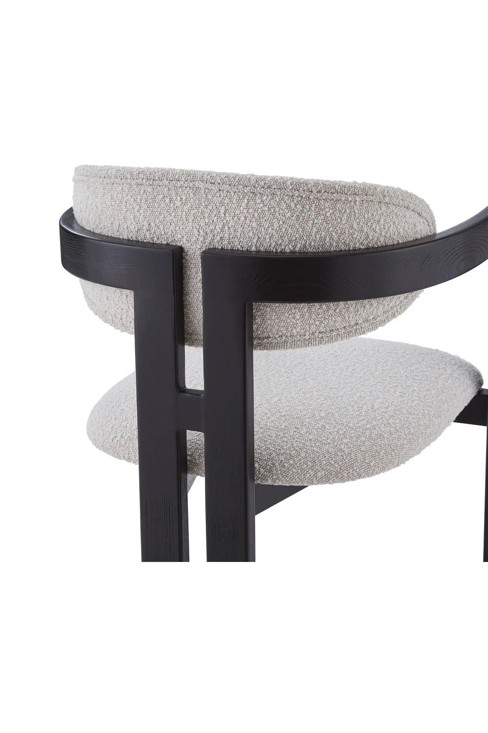 Kensington Ivory Monochrome Boucle Dining Chair