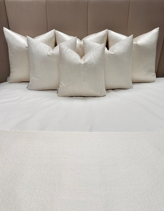 The Luxury Ivory Aspesi Bed Cushion Set
