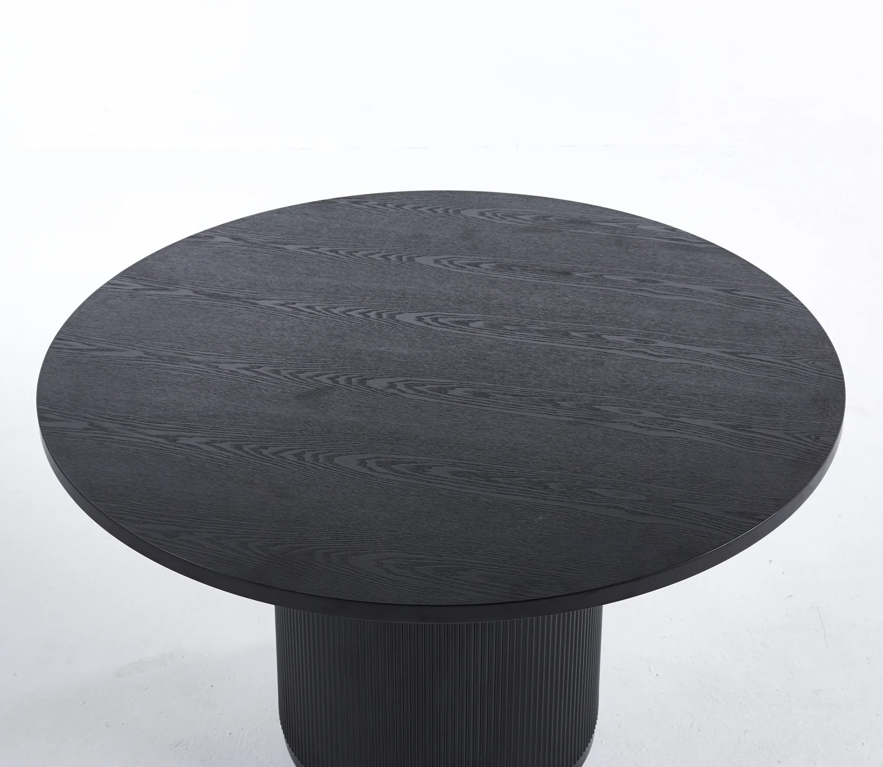 Pre Order- Kensington Round Black Wood Dining Table