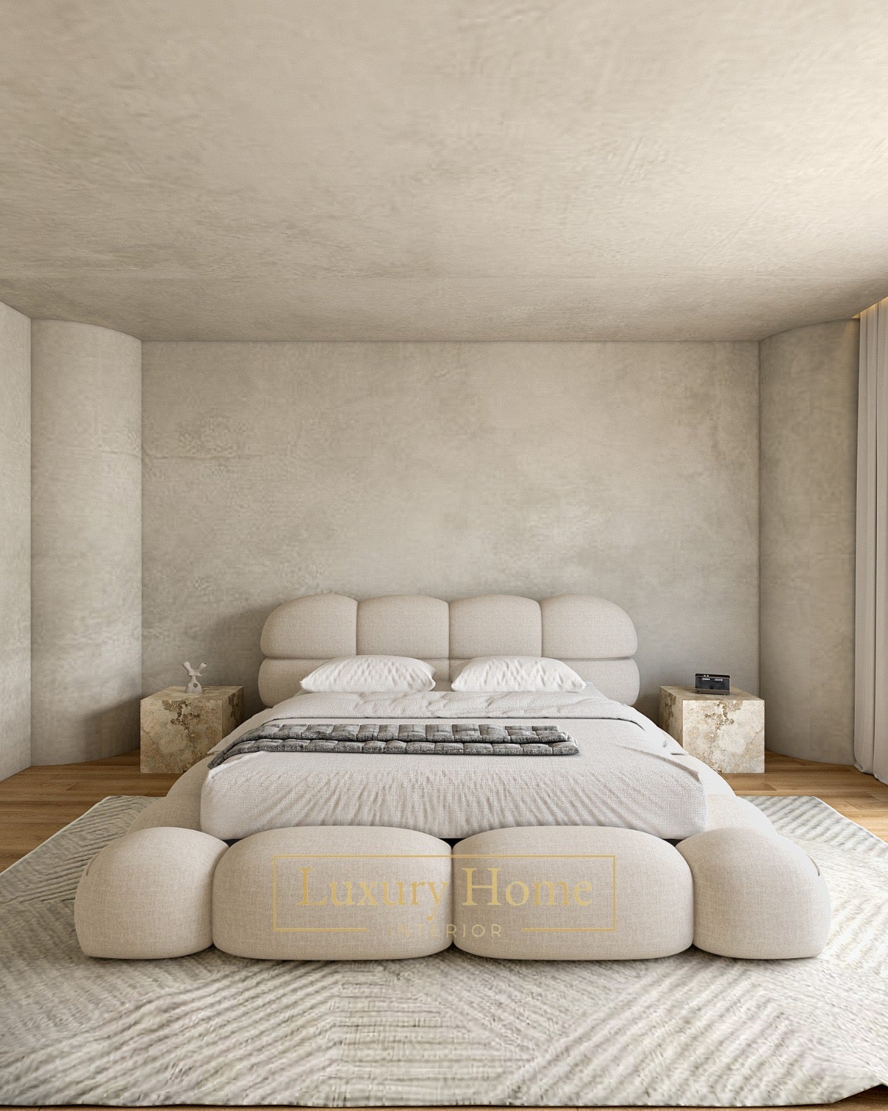The Bespoke Capri Low Profile Bed Frame- Fully Customisable with Stora ...