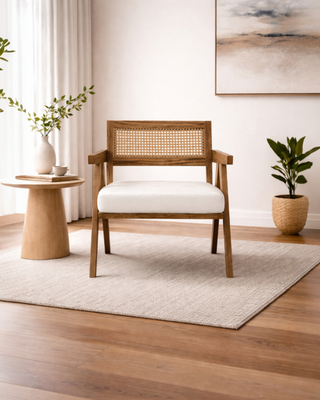 Aero Smoked Accent Chair