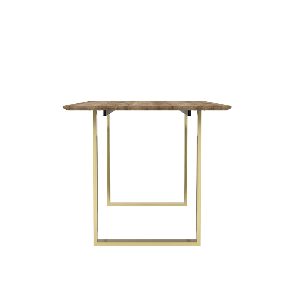Oaklyn Russet & Gold Dining Table