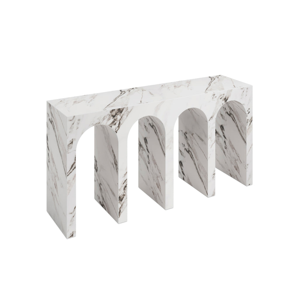 Velin Calacatta Console Table