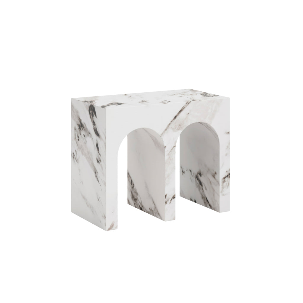 Pivot Calacatta Large Side Table