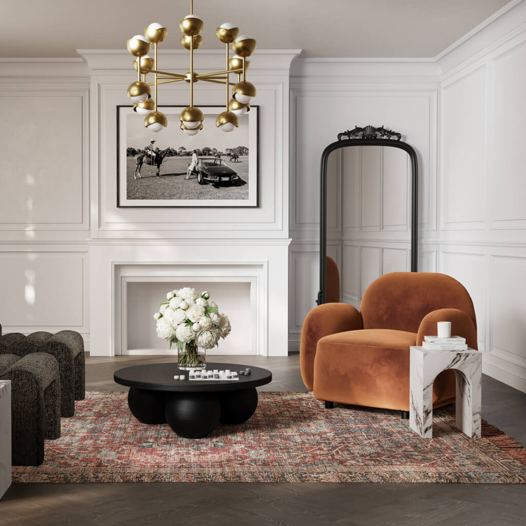 Archie Calacatta Side Table