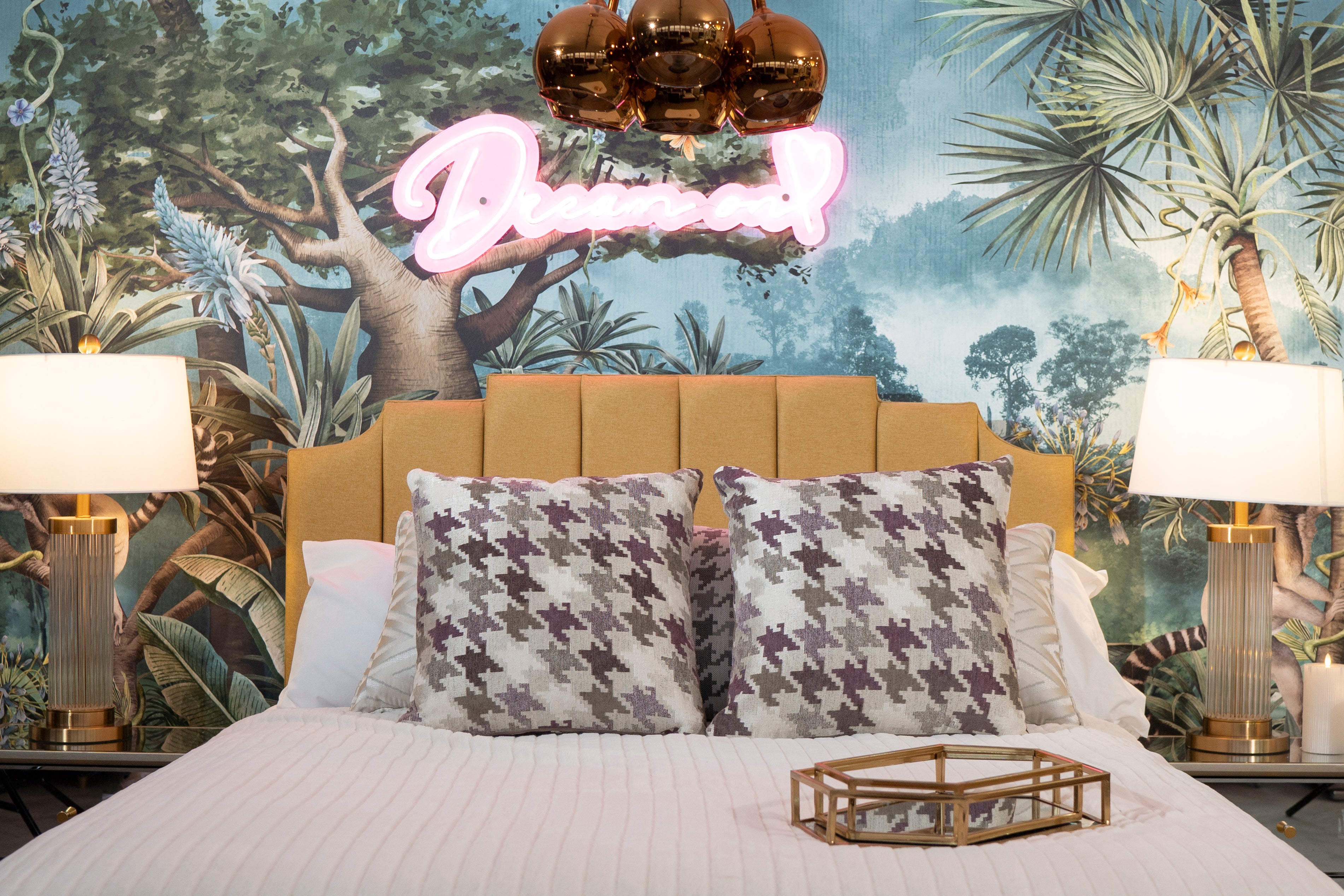 The Bespoke Isabella Art Deco Bed-Fully Customisable with Storage Options- Art Deco Range