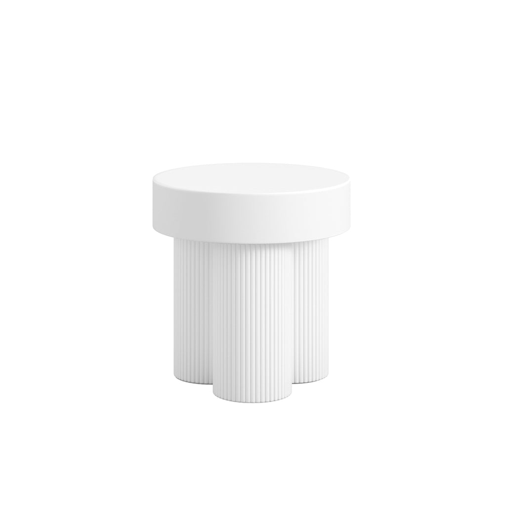 Perch White Side Table