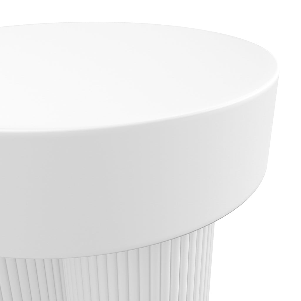 Perch White Side Table