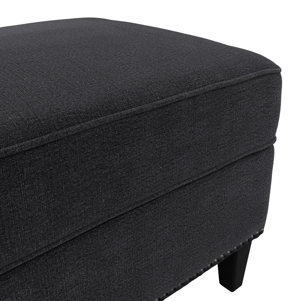 Regal Anthracite Footstool