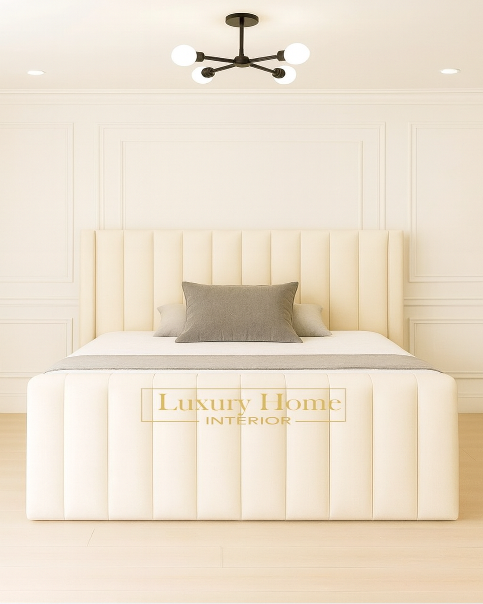 The Bespoke Alexa Bed- Fully Customisable with Storage Options- Velvet Monaco Range