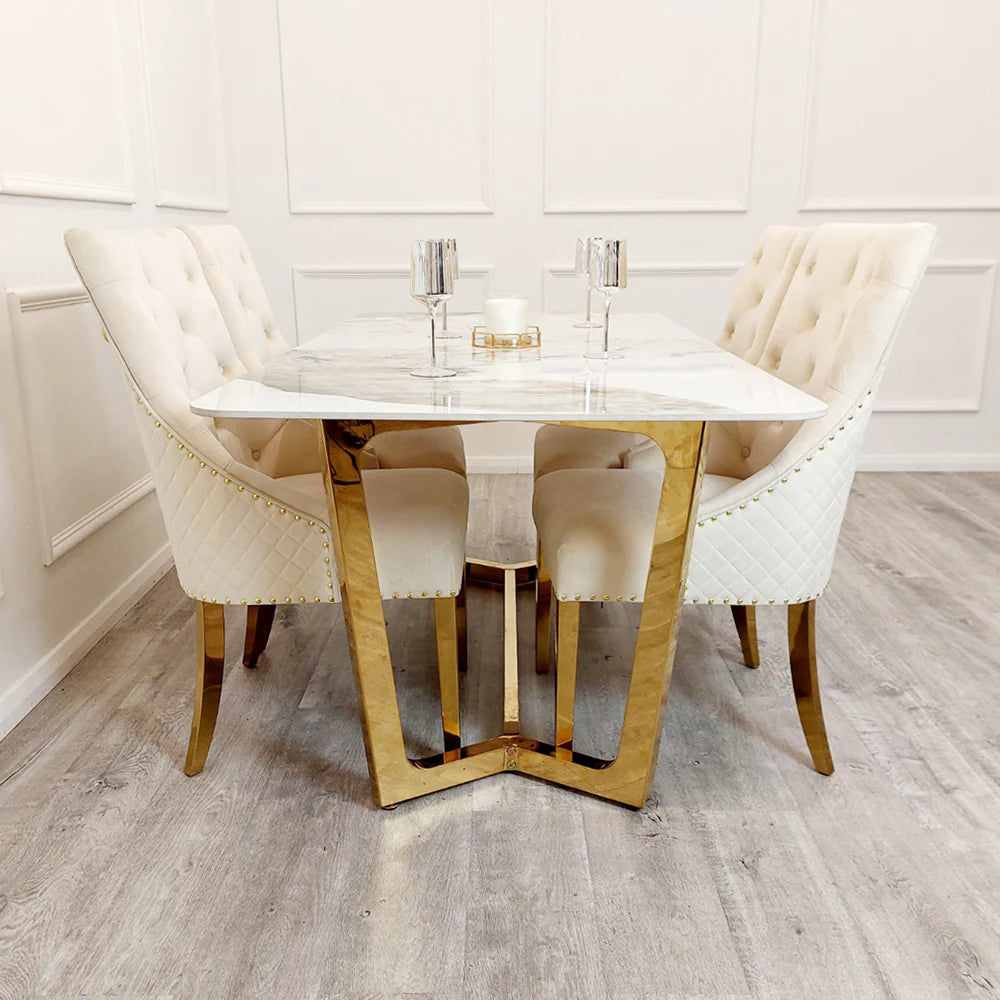 Bentley Gold Dining Chair