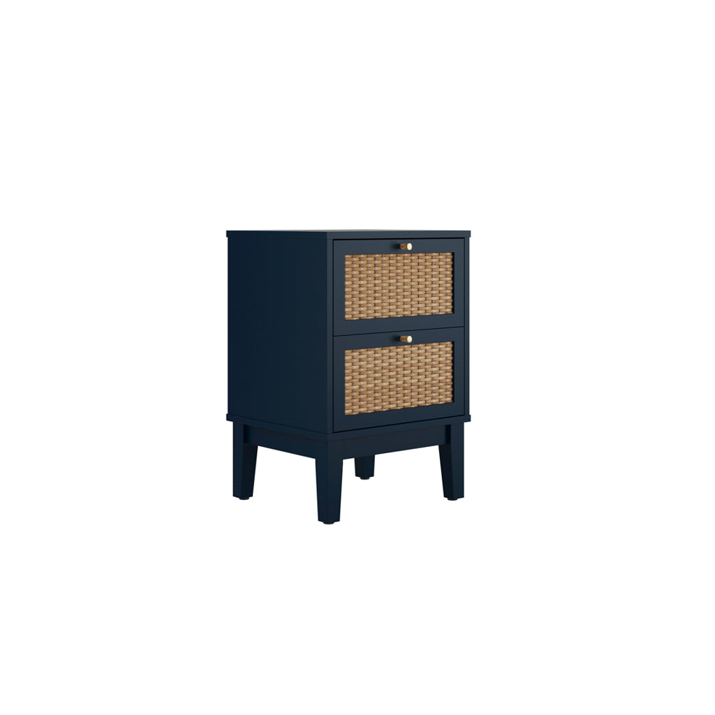 Nysa Berlin Blue Bedside Cabinet