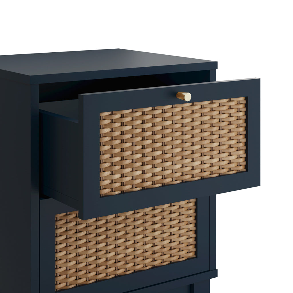 Nysa Berlin Blue Bedside Cabinet