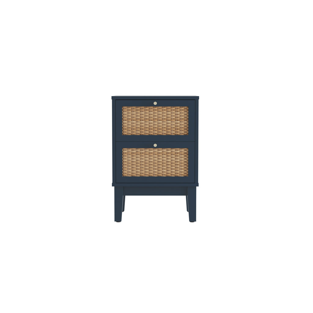 Nysa Berlin Blue Bedside Cabinet