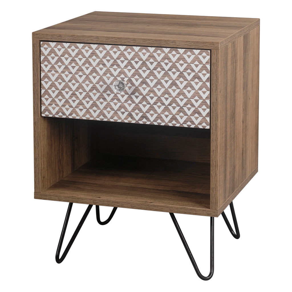 Pebble Dark Oak Side Table