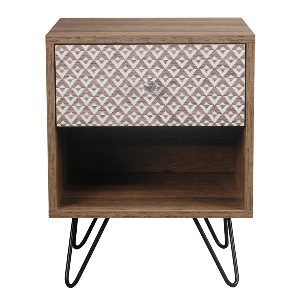 Pebble Dark Oak Side Table