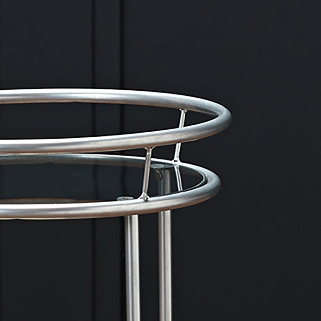Ember Drinks Trolley Silver