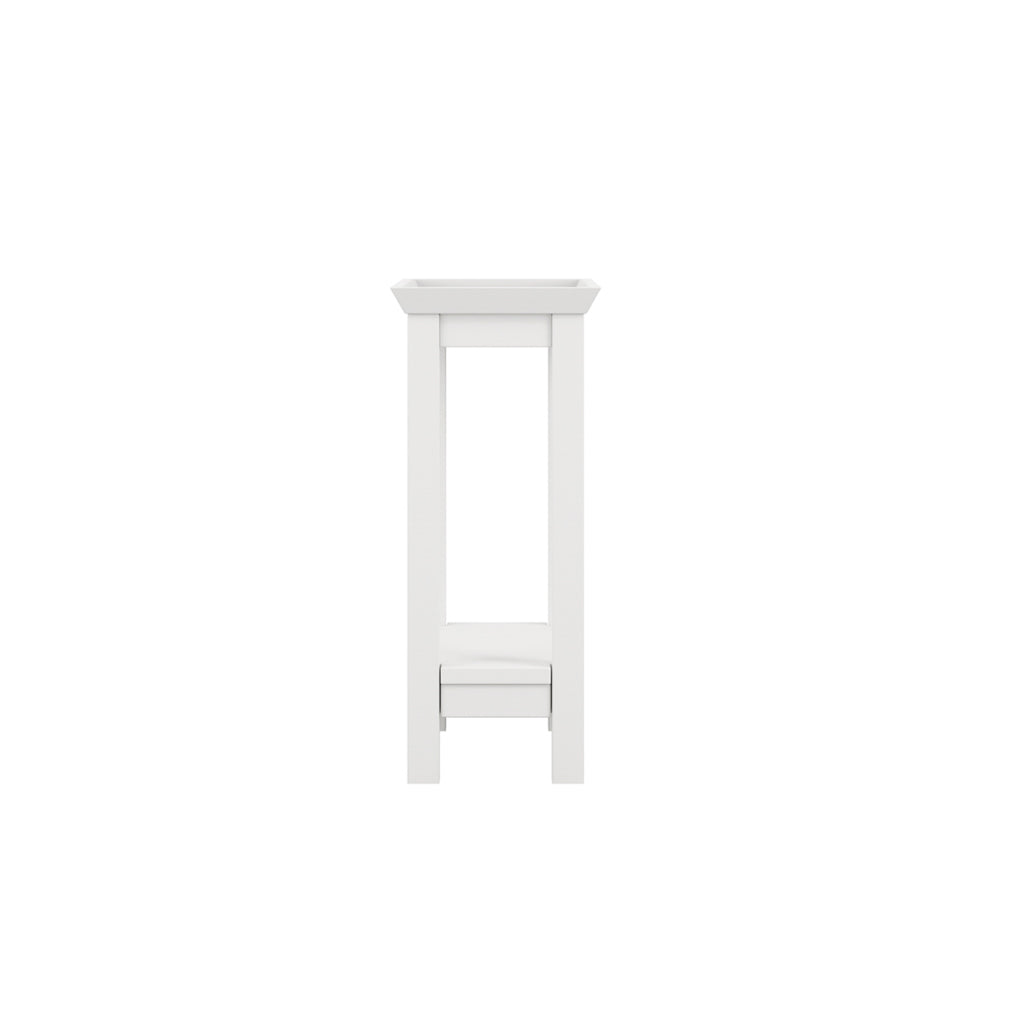 Quill White Side Table