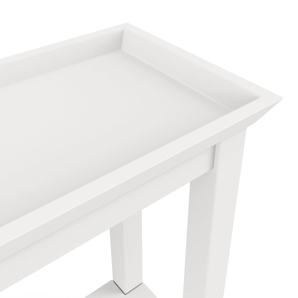 Quill White Side Table