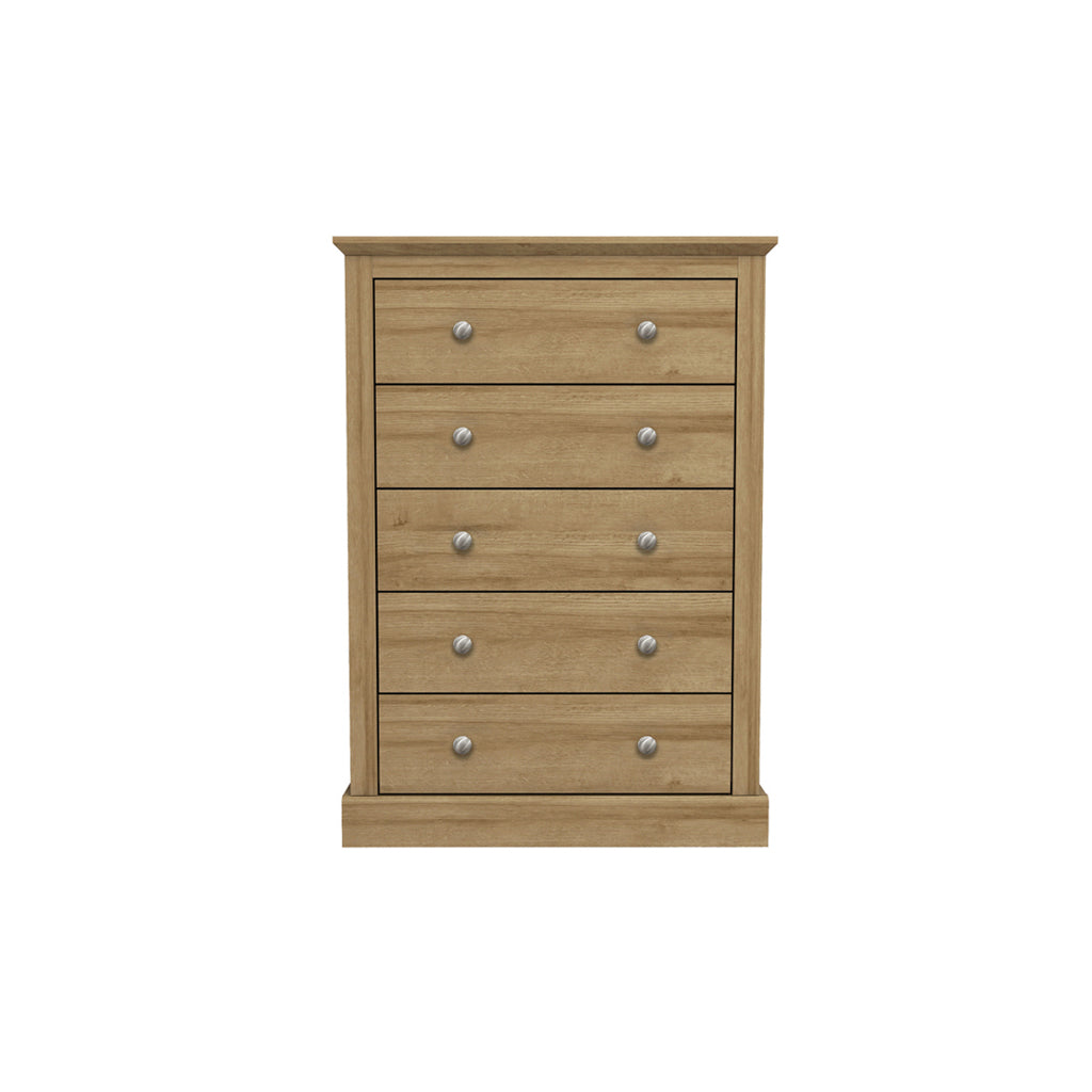 Nestor Oak Chest of Drawers