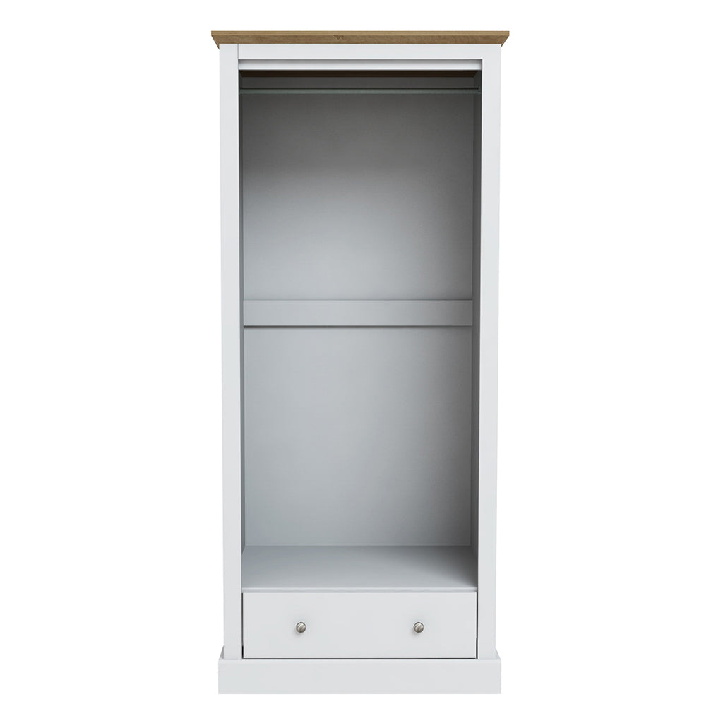 Brooklyn White Double Wardrobe