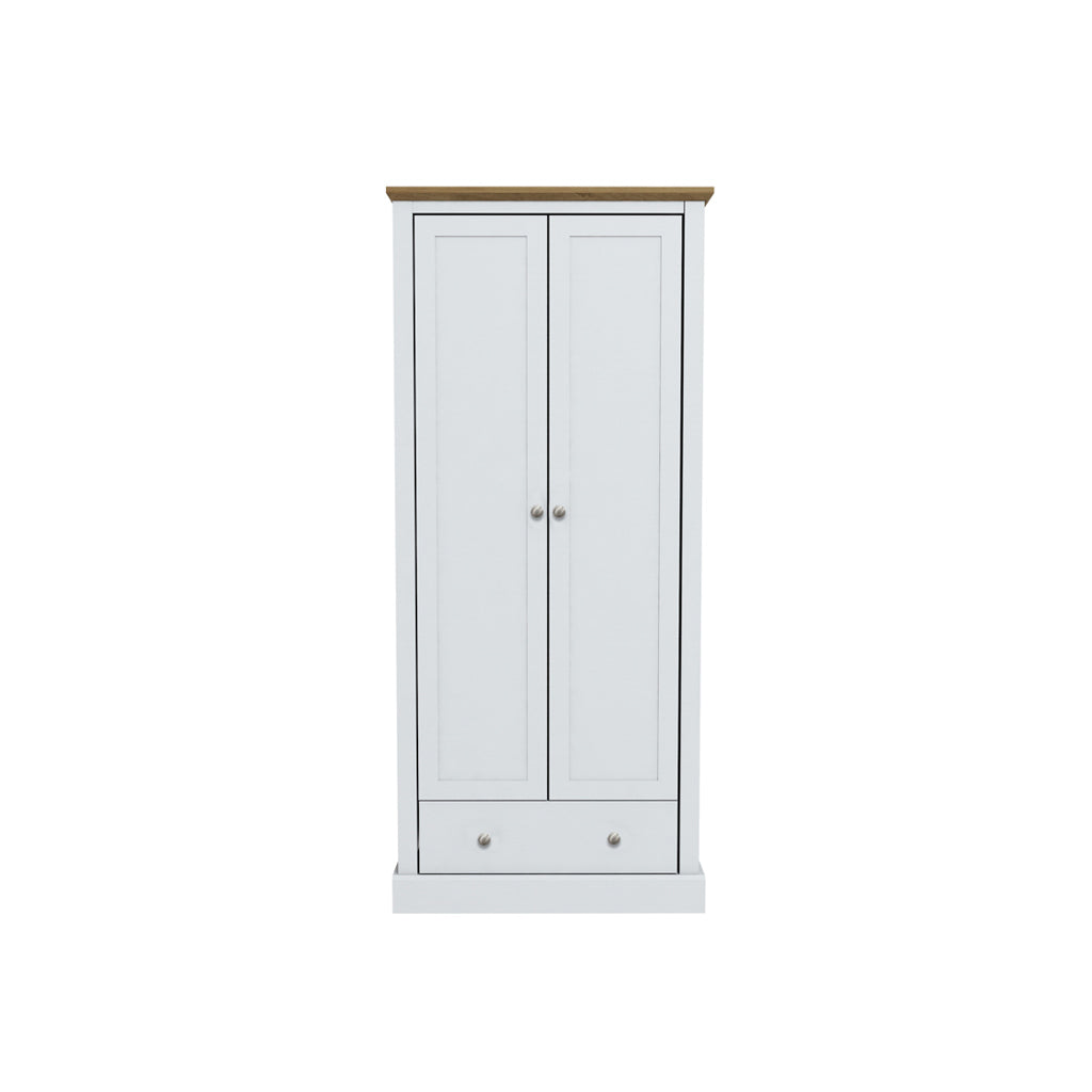Brooklyn White Double Wardrobe