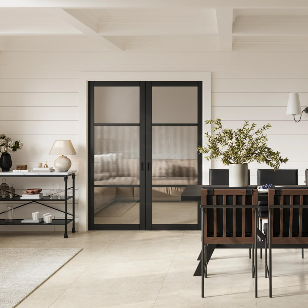 Orrin Marble & Black Console Table
