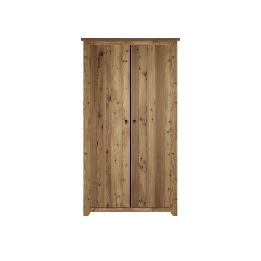 Andrea Pine 2 Door Wardrobe