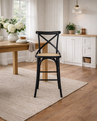 Haven Black Counter Stool