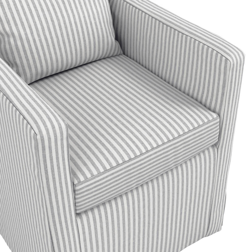 Velora Grey Stripe Chair