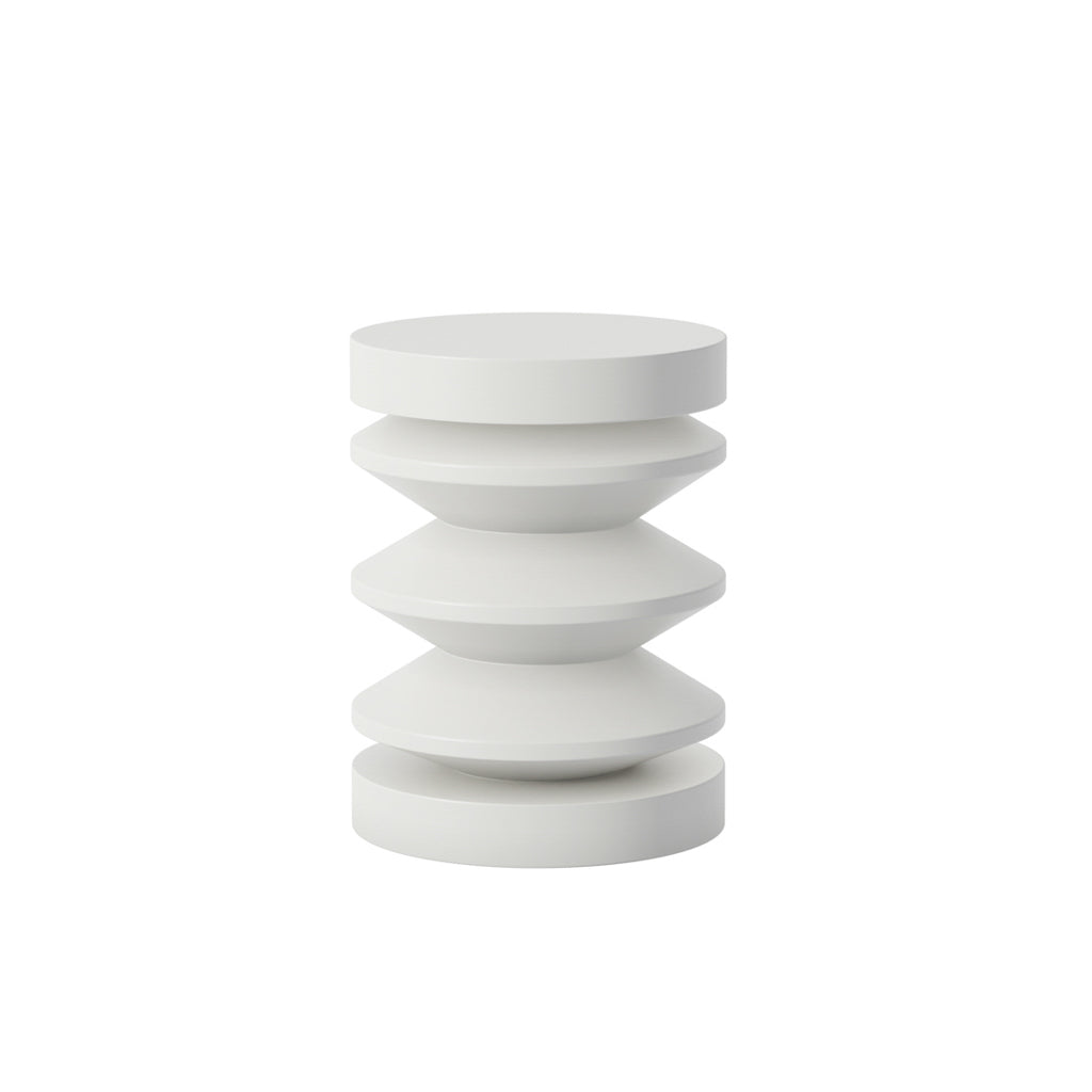 Span White Side Table