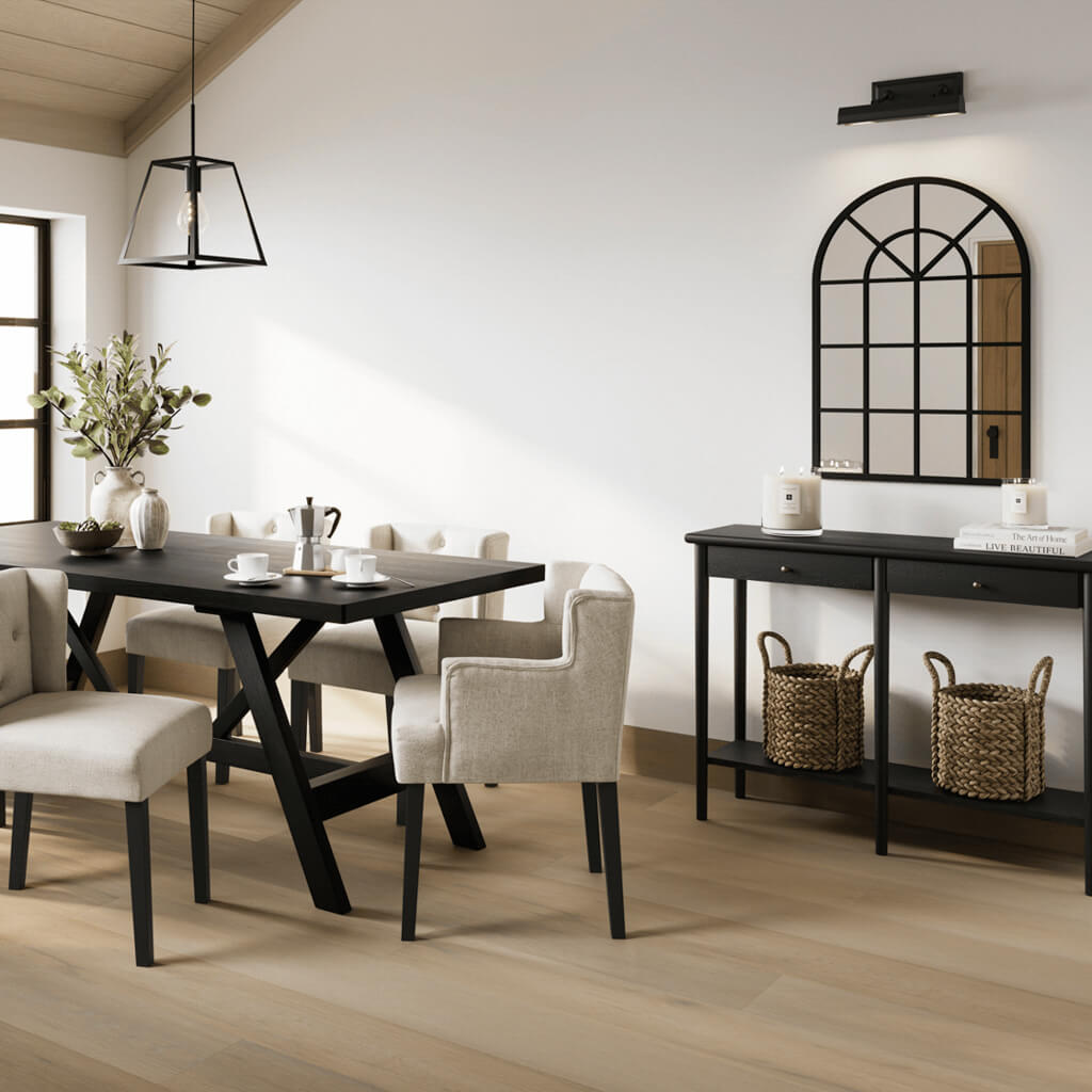 Sovo Black Console Table