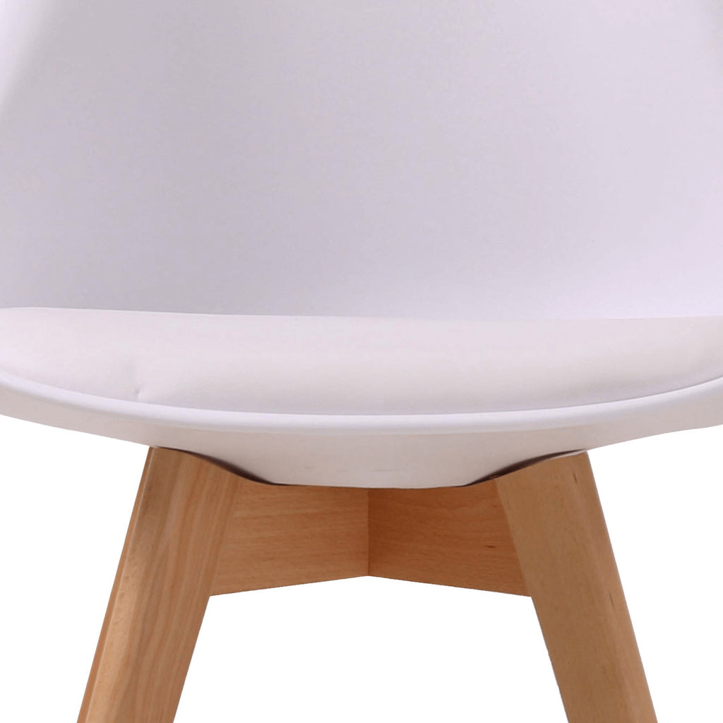 Nuvia White Dining Chairs