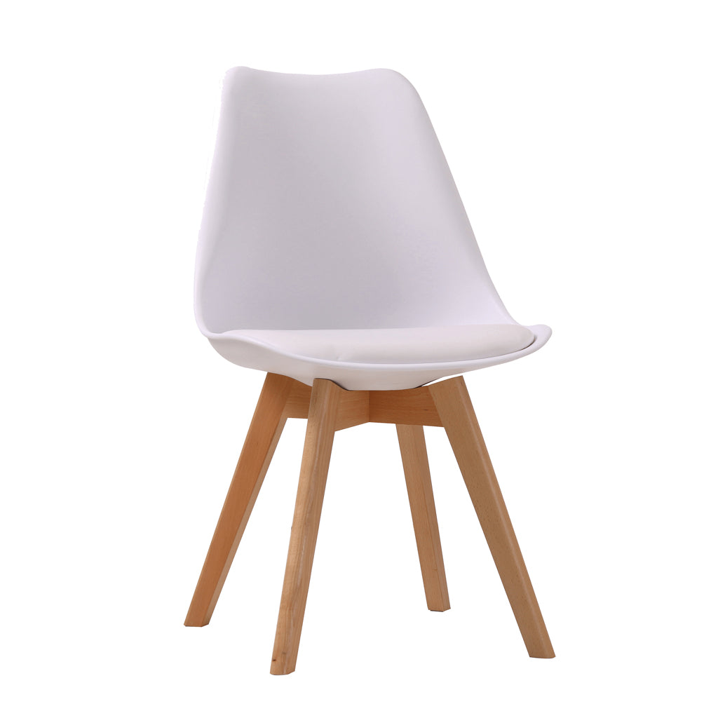 Nuvia White Dining Chairs