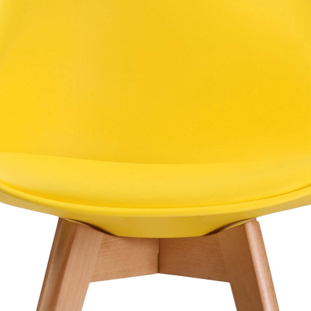 Nuvia Yellow Dining Chairs