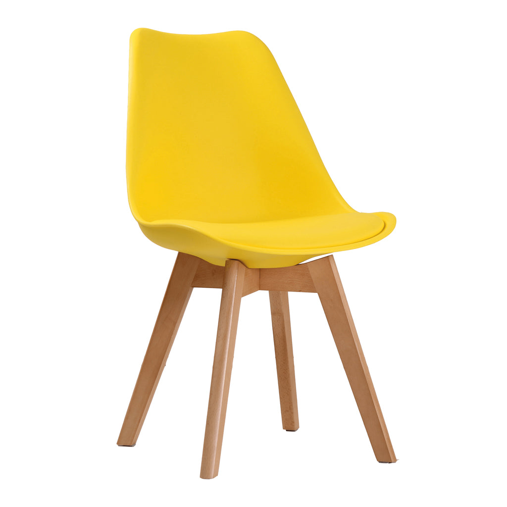 Nuvia Yellow Dining Chairs