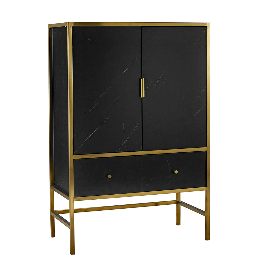 Sable Drinks Cabinet Black