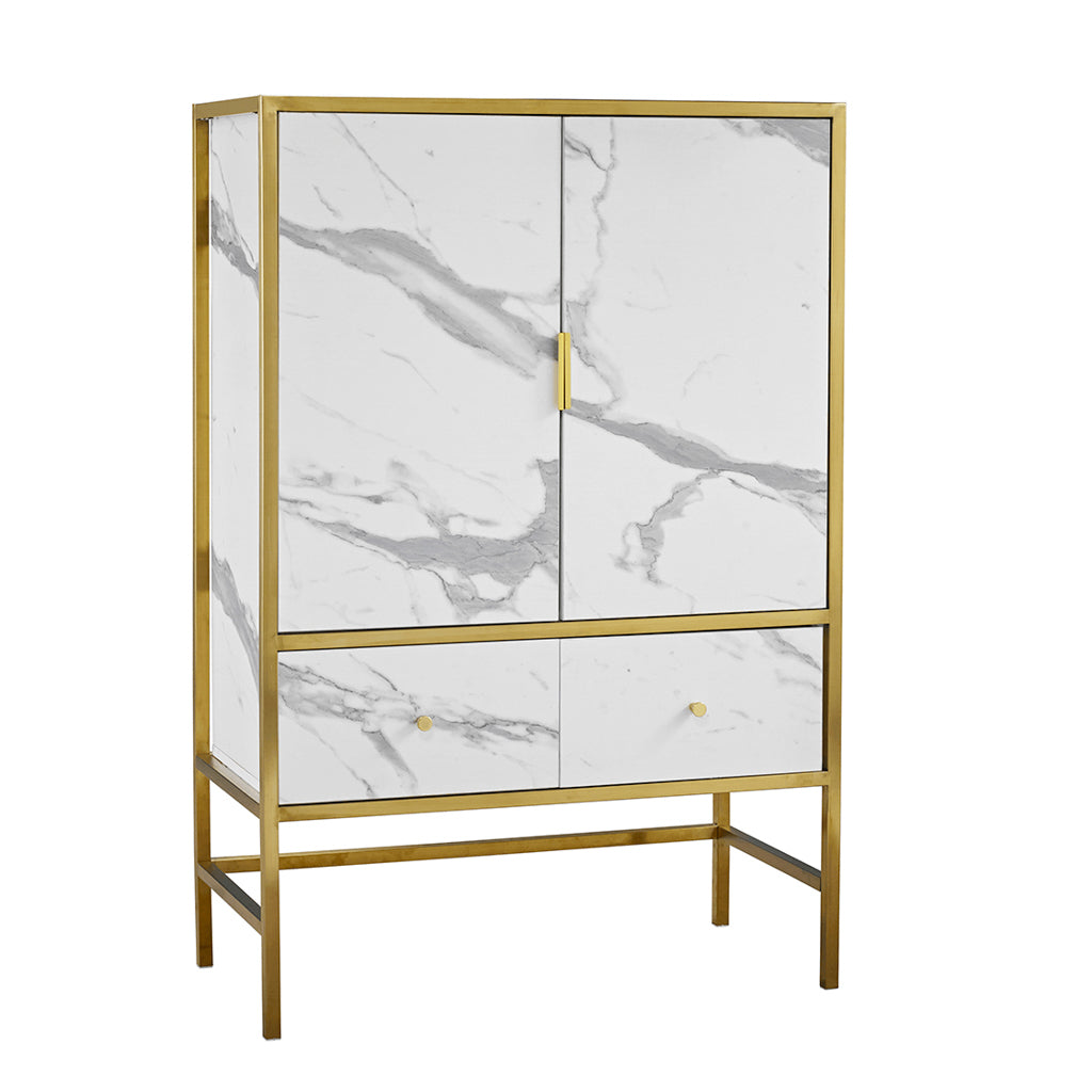 Sable Drinks Cabinet White