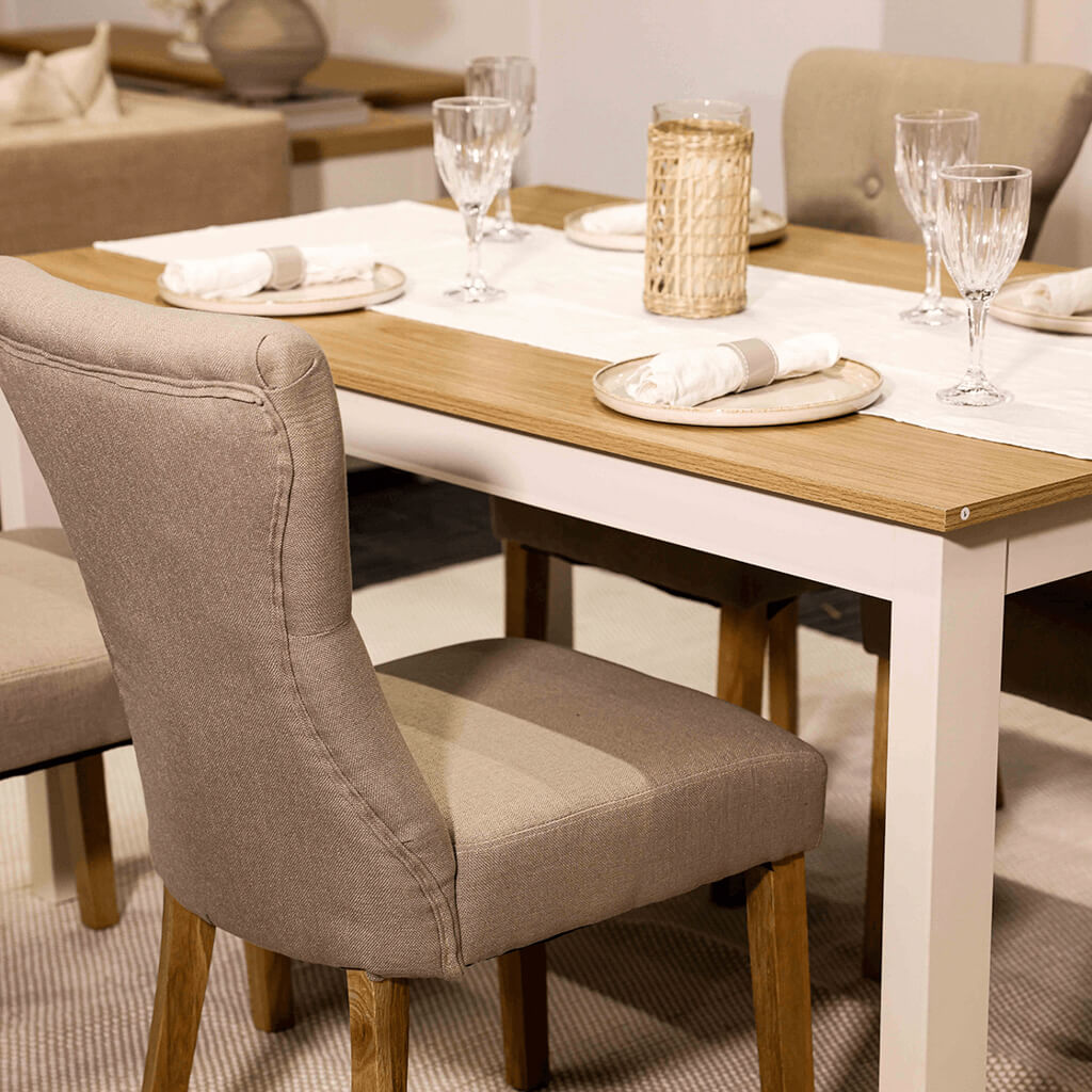 Nora Beige Dining Chair