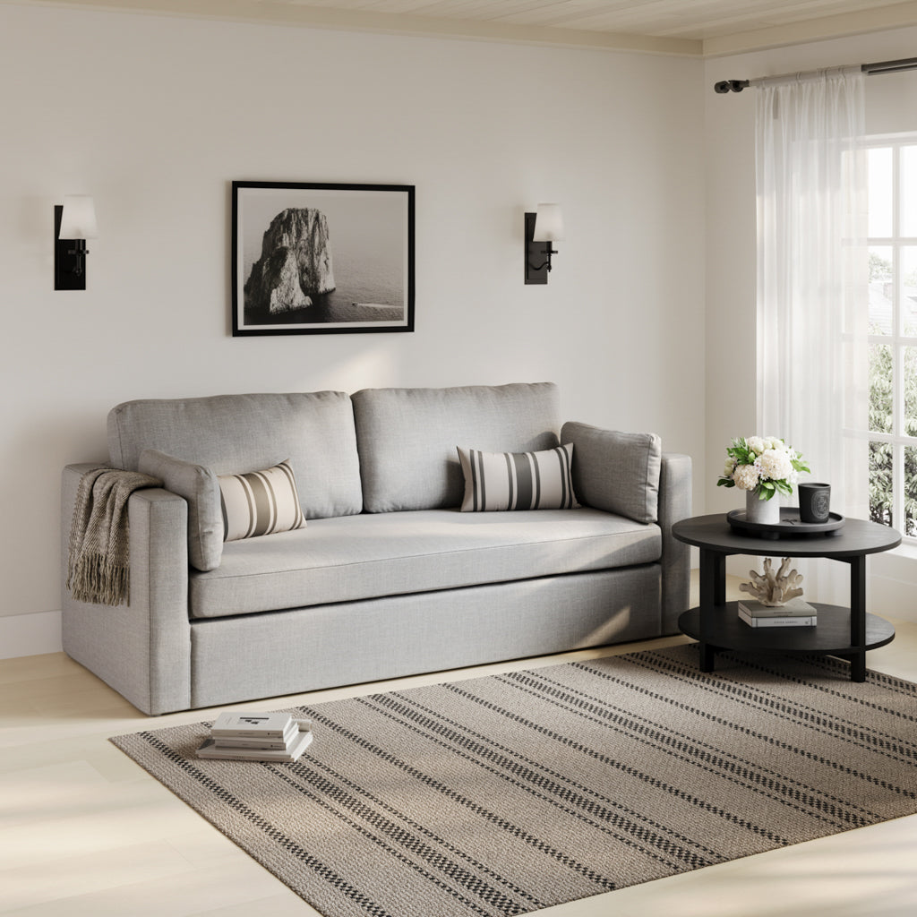 Flick Light Grey 3 Seater Sofa