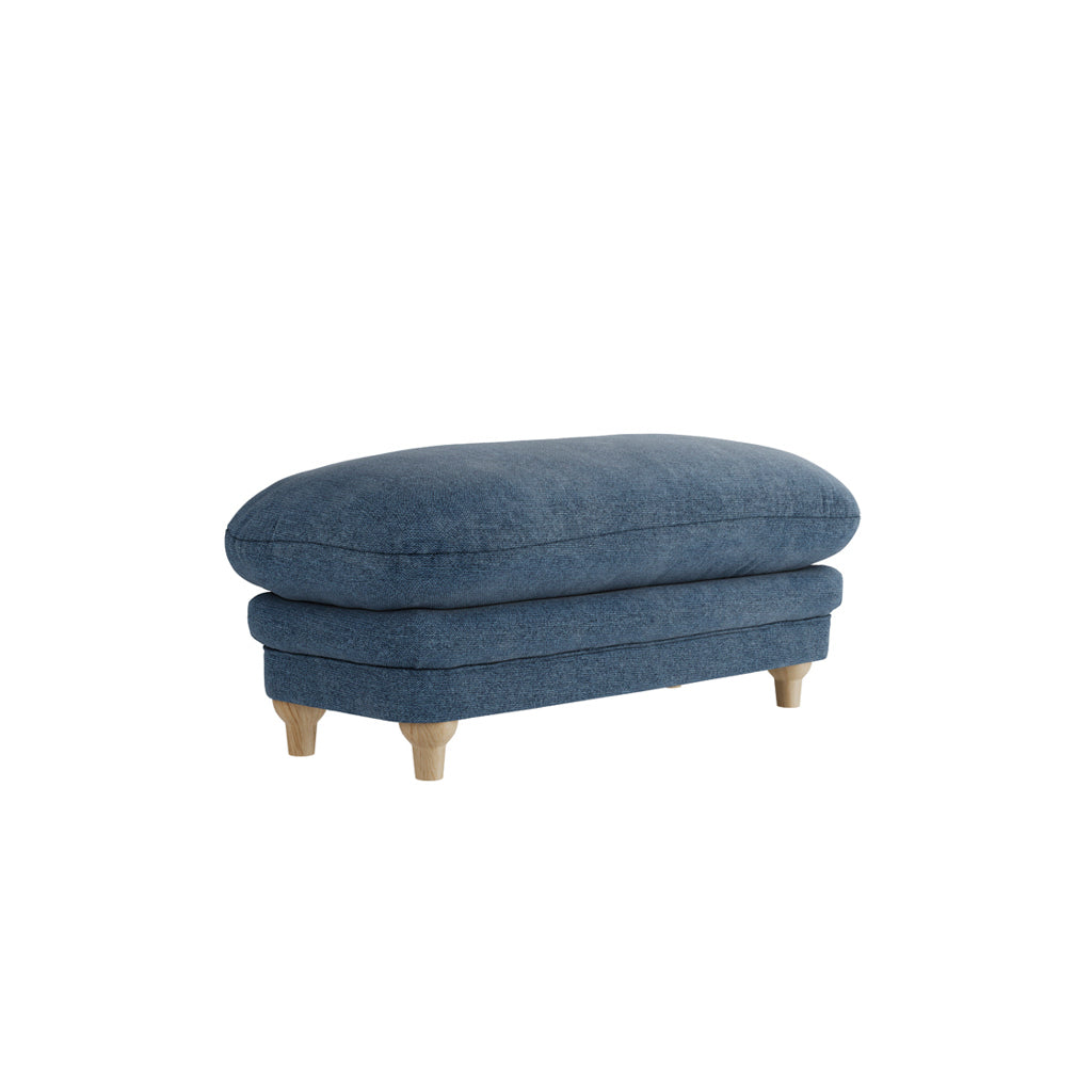 Pavilion Denim Blue Footstool