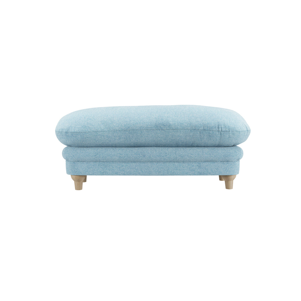 Pavilion Duck Egg Blue Footstool