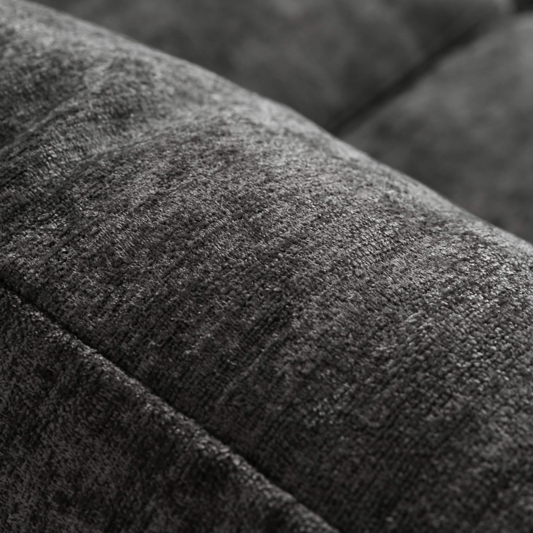 Repton U Shaped Fabric Sofa Grey